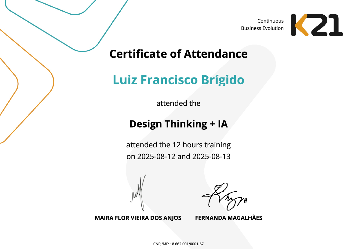 Certificado K21